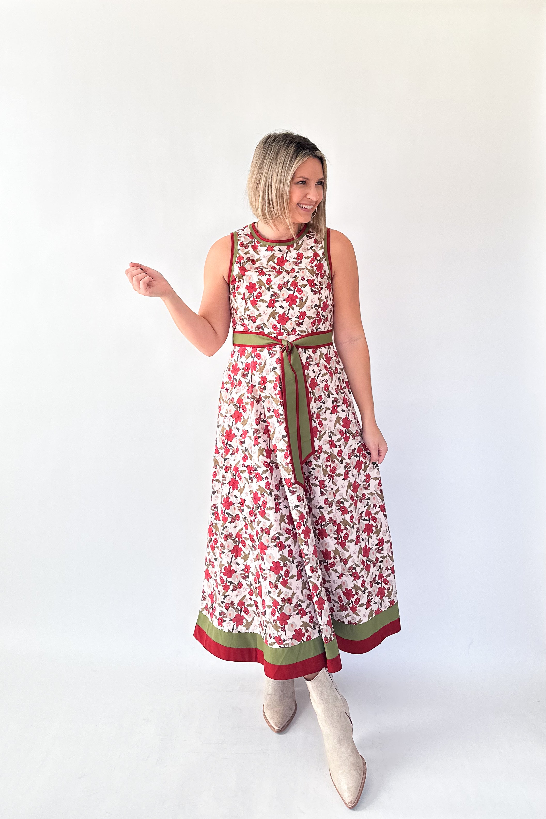 entro floral maxi dress