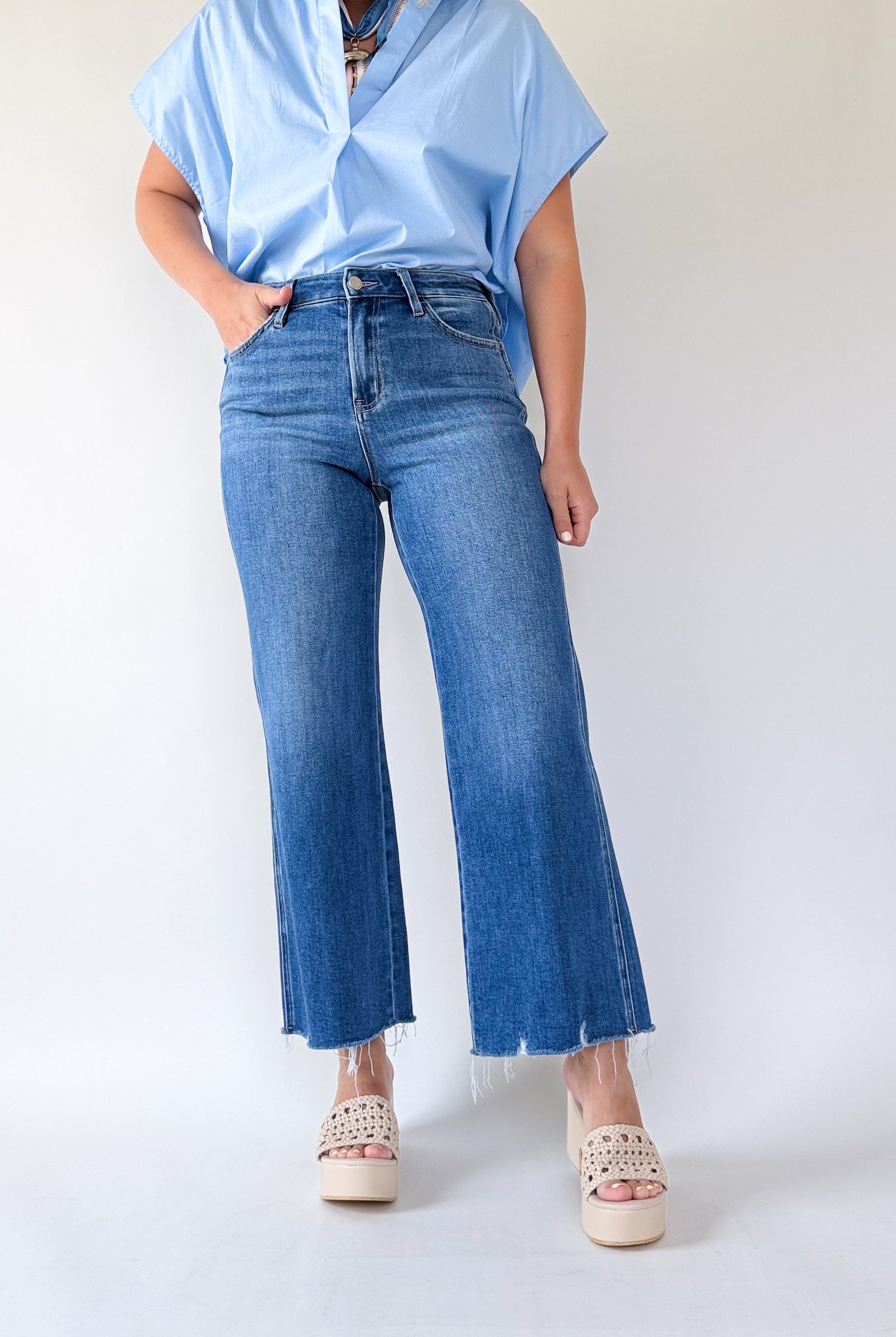 Cheryl High Rise Vintage Flare By Vervet