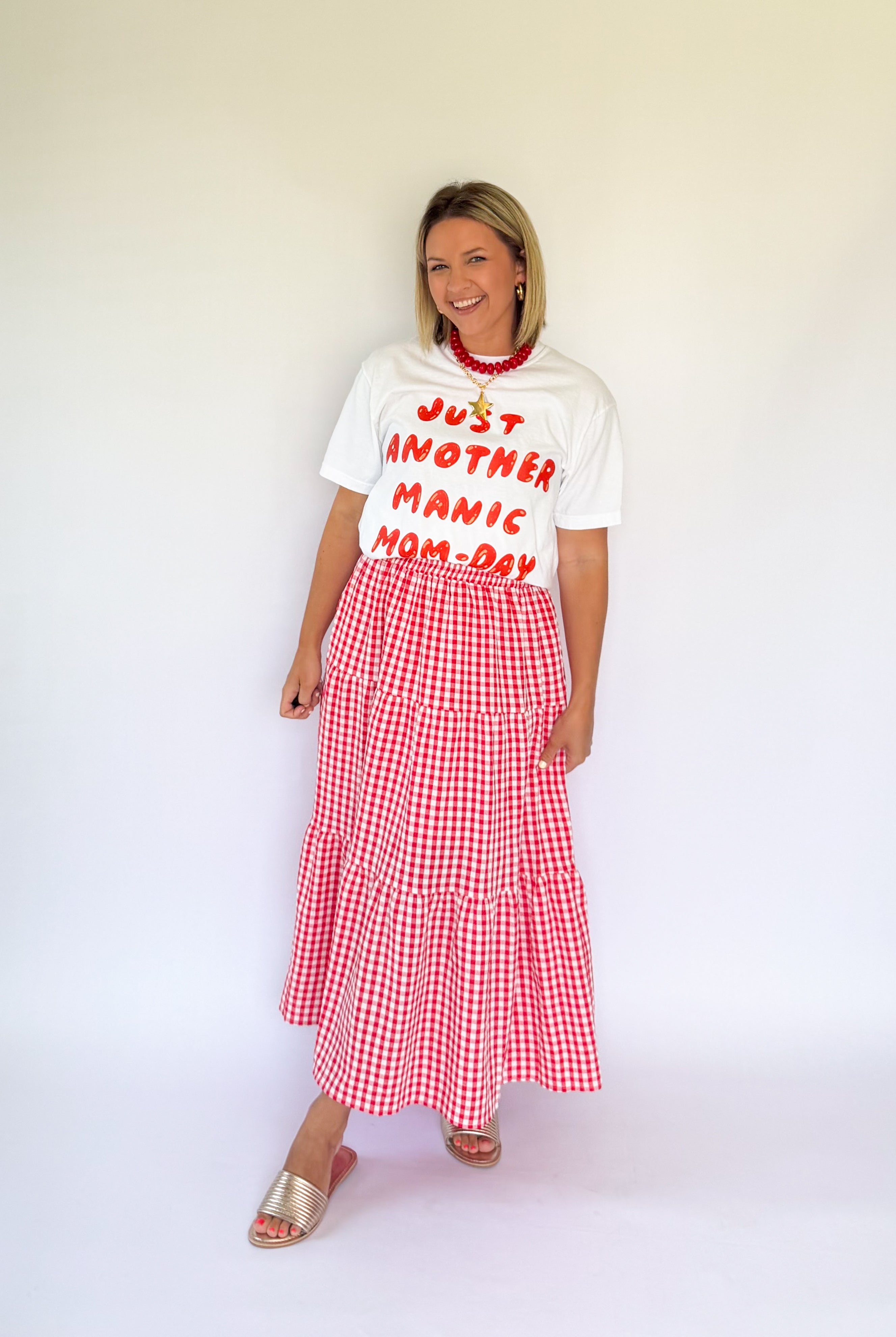 etta & east Manic Mom Day Tee