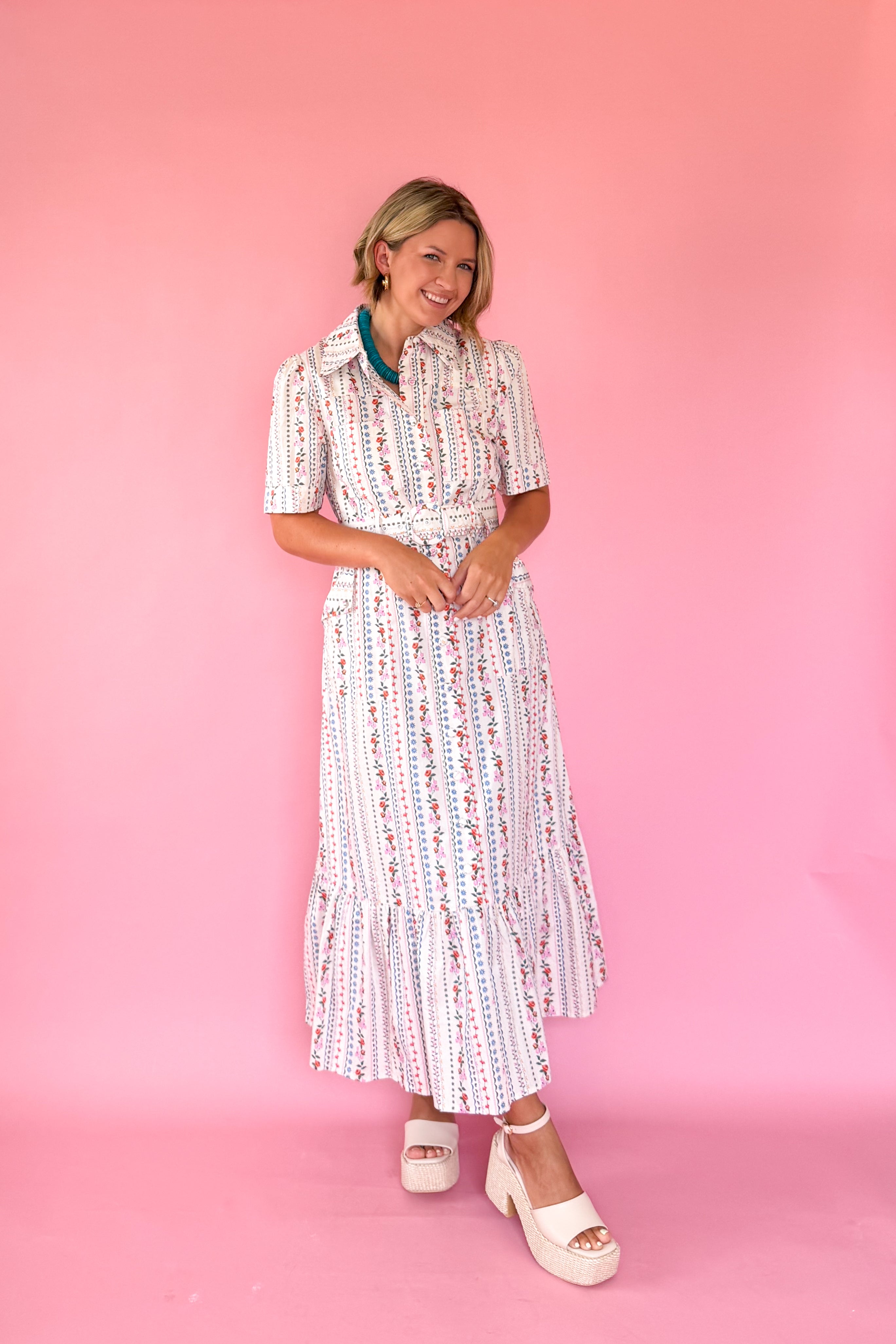 French Floral Pocket Maxi BY KARLIE