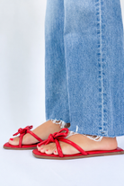 beach by matisse Ruthie slide red