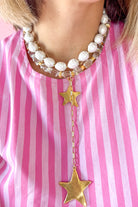 grace designs Pearl Toggle Clasp Necklace