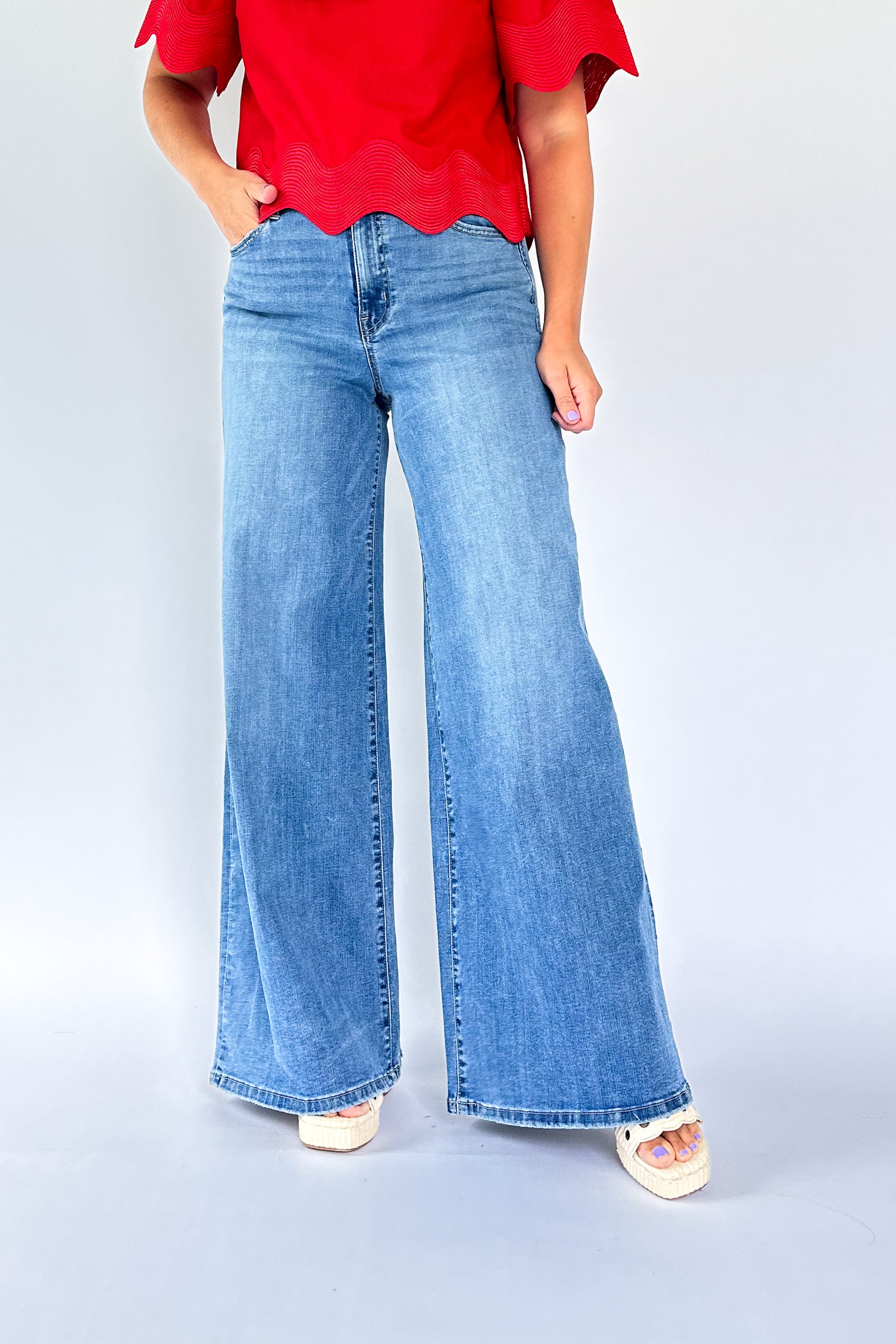 Trivia High Rise Palazzo By Vervet