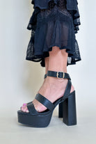 matisse black savage heel