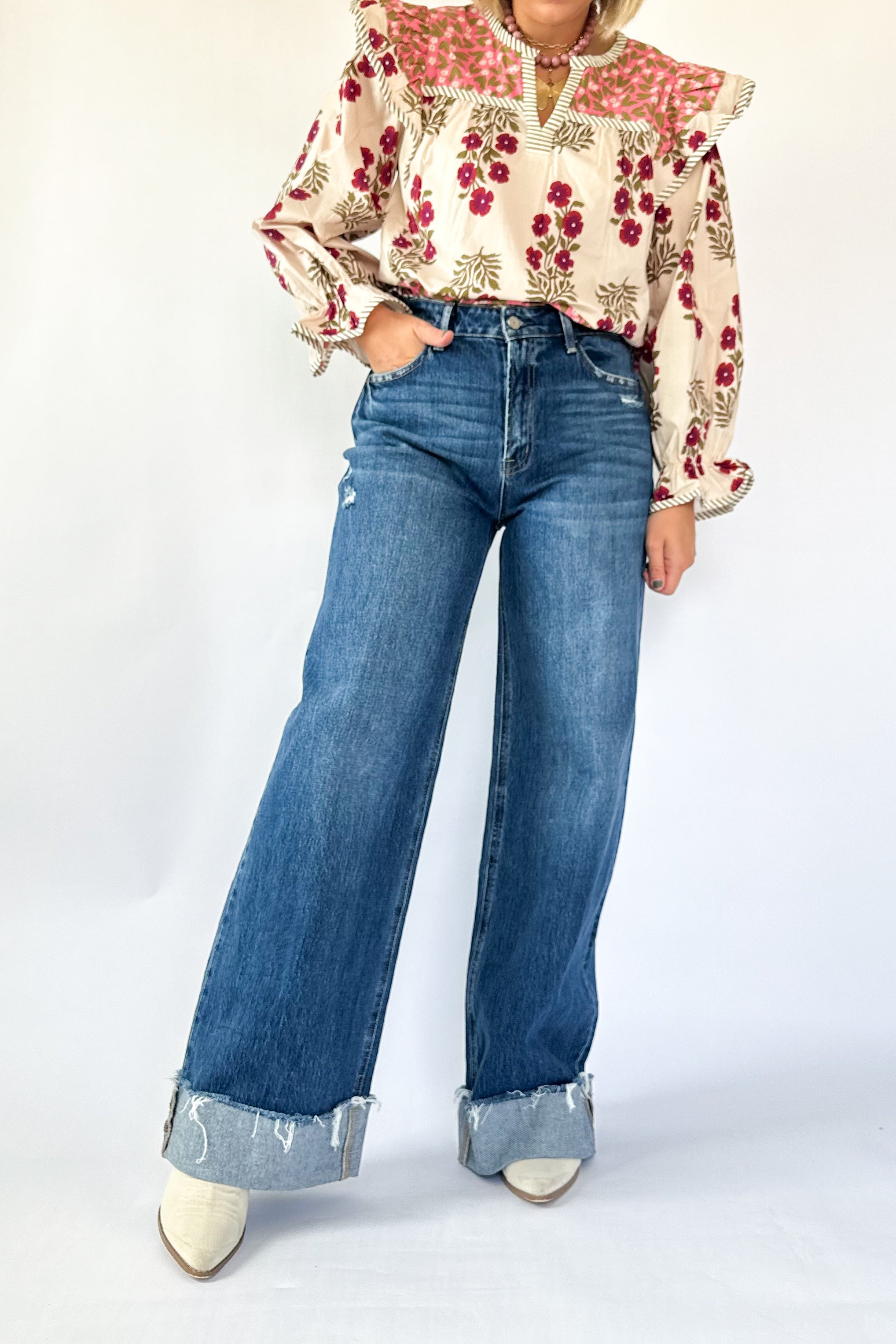 Kris Super High Rise Baggy Wide By Vervet