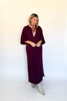 entro scuba maxi dress