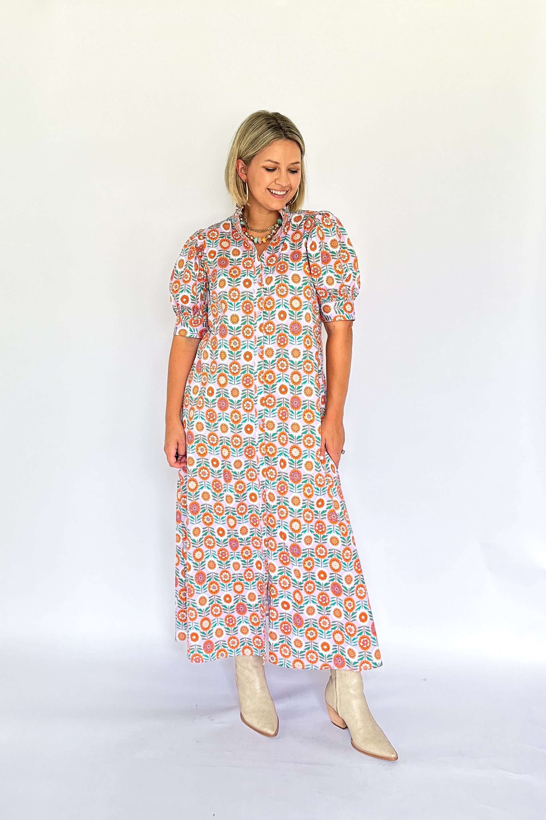 floral maxi by karlie