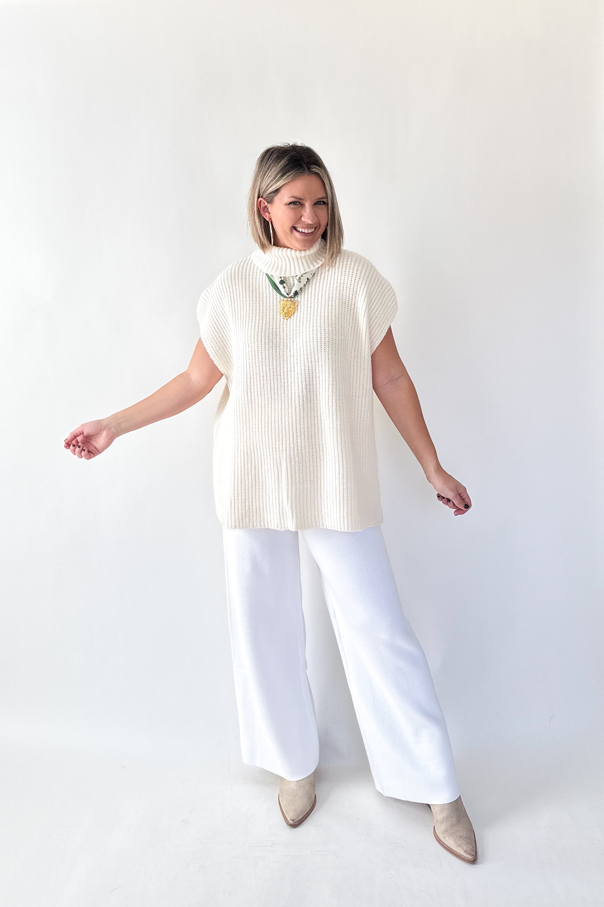 wishlist white sweater set