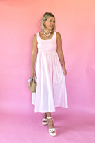 sofie the label baby pink maxi