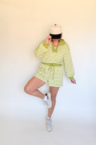 entro matcha stripe set