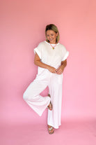Bucketlist pink/white stripe set