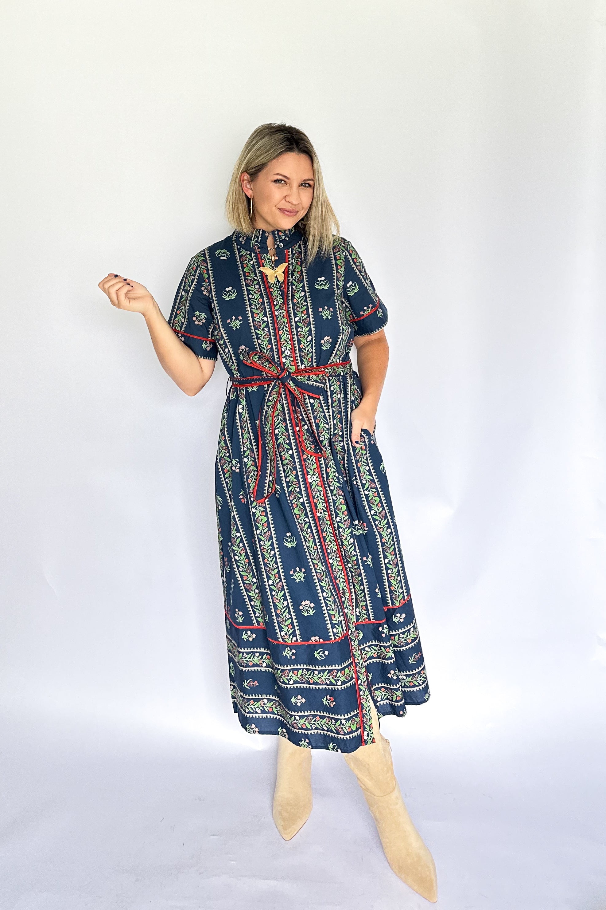 entro floral maxi dress