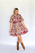 olivaceous printed mini