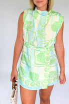Seashell Drape Romper By Karlie