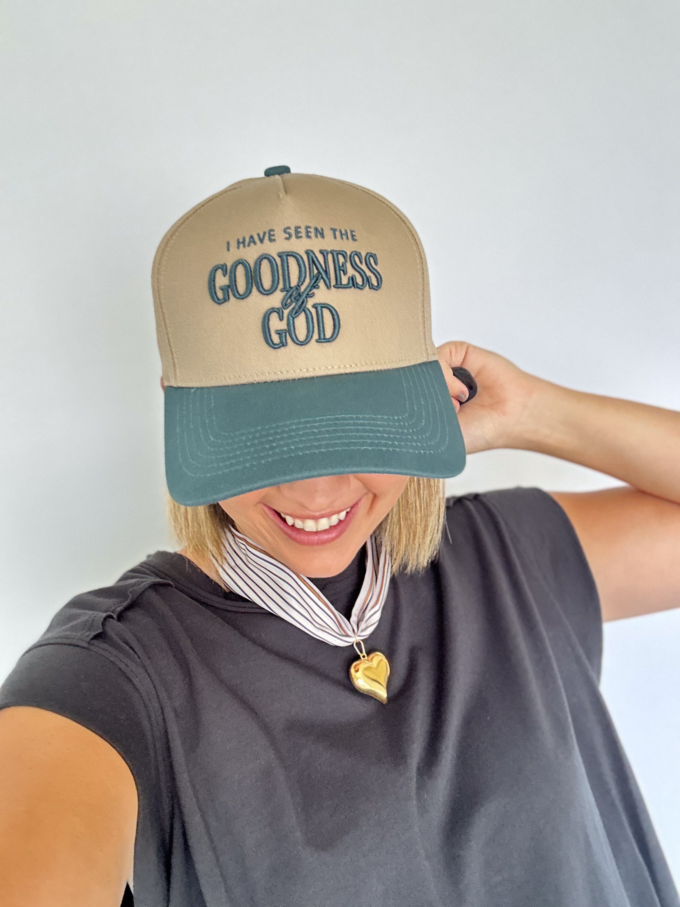 i have seen the goodness of god trucker hat