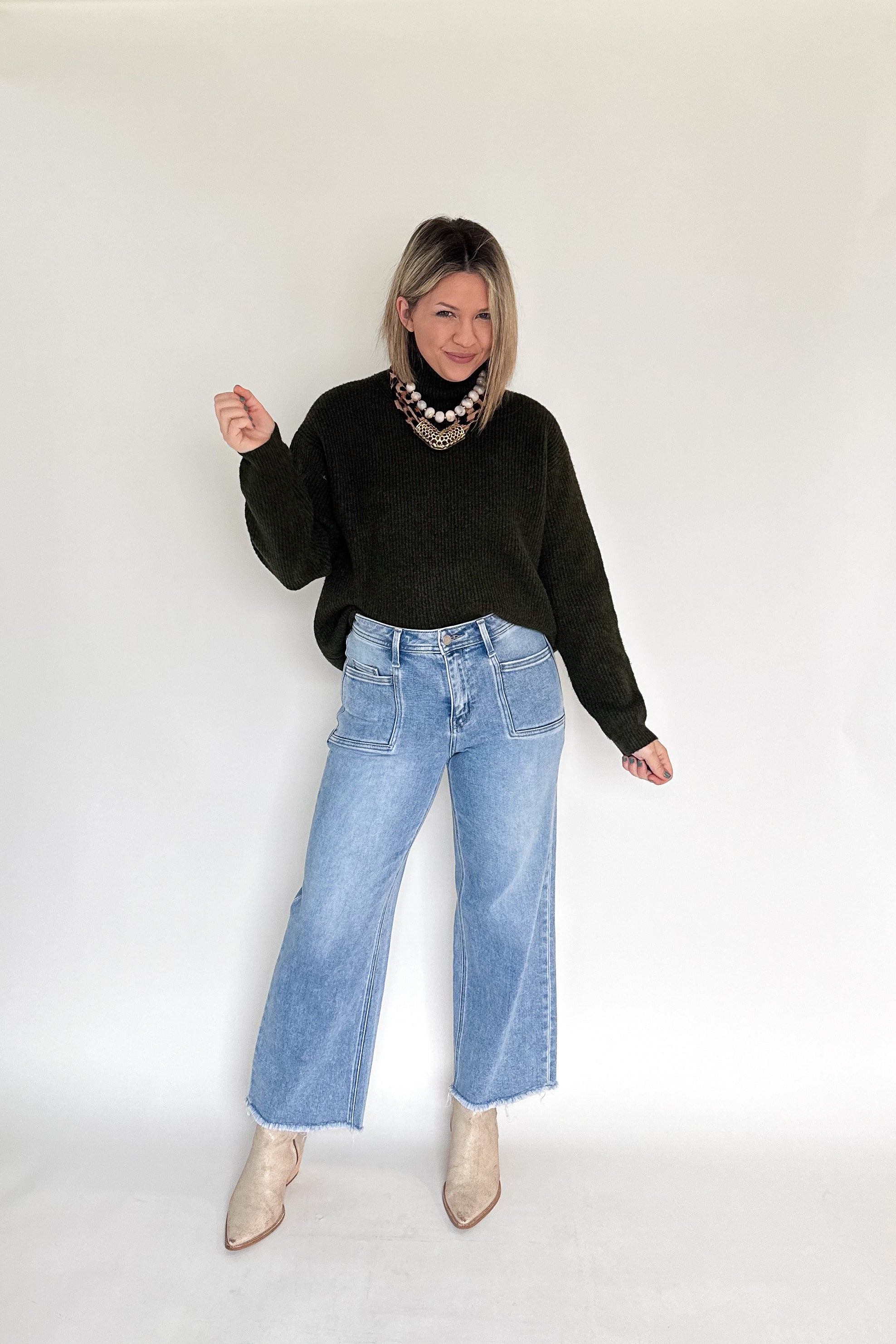 Turtleneck Sweater By Karlie