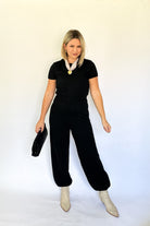 mable black sweater set