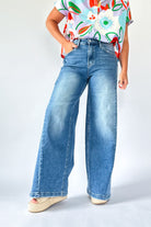 Olivia High Rise Palazzo By Vervet