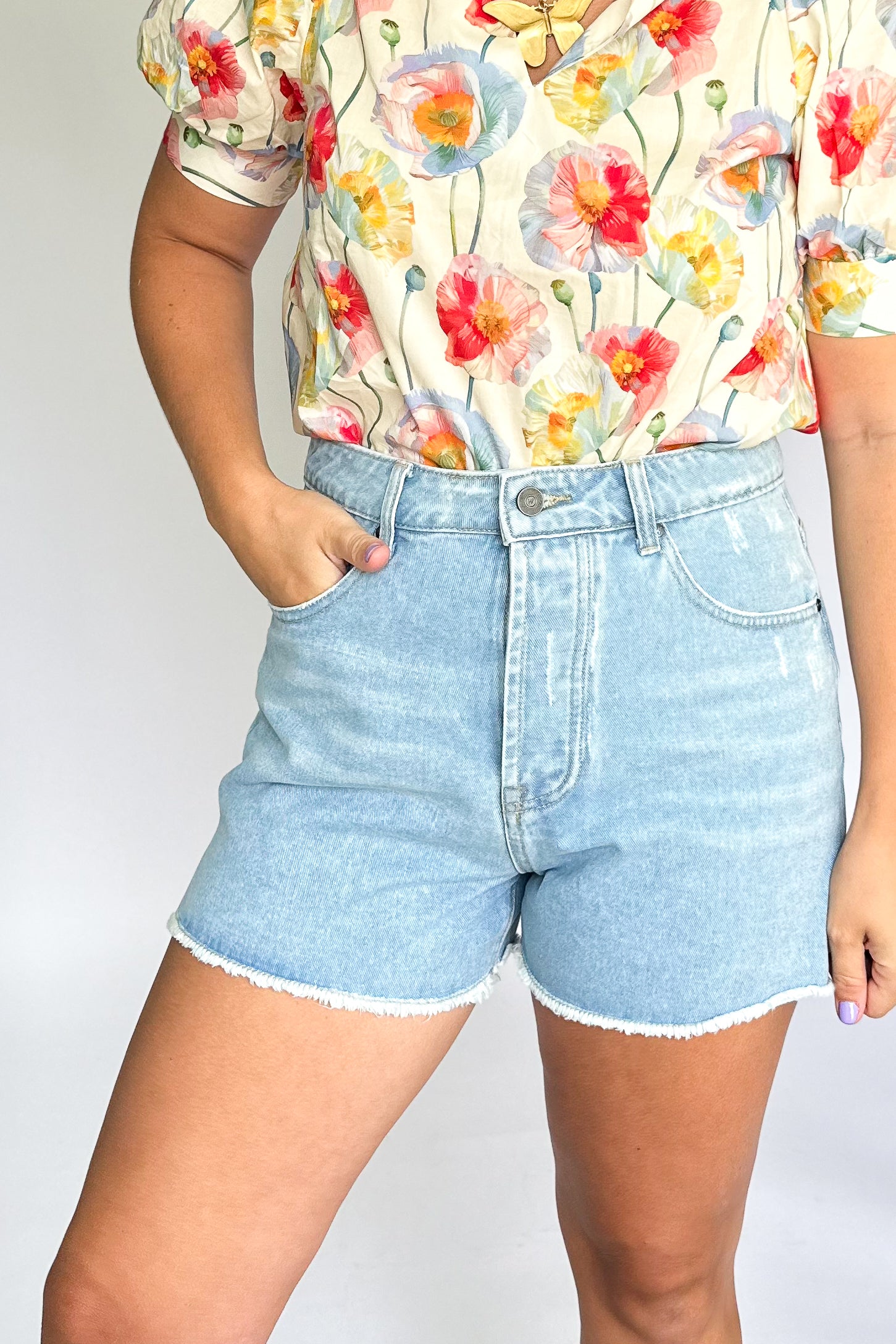 wishlist denim shorts