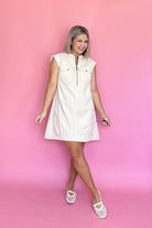 entro ivory mini dress