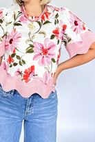 entro floral top