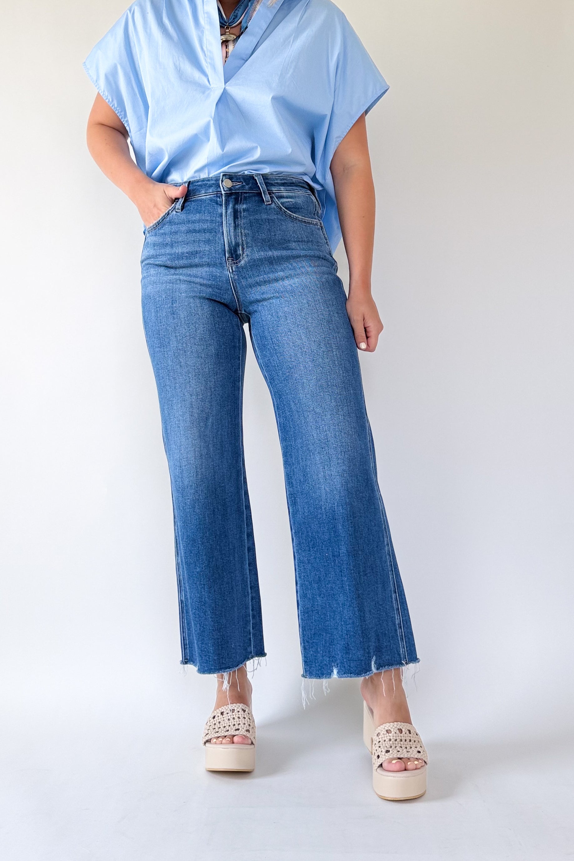 Cheryl High Rise Vintage Flare By Vervet