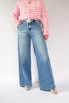 Olivia High Rise Wide Elastic Waistband With Tie By Vervet