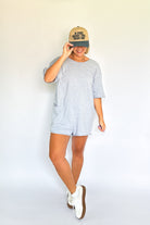 free people dupe grey romper