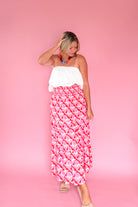 tcec floral maxi skirt