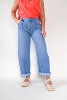 Kate High Rise Pleated Wide By Vervet
